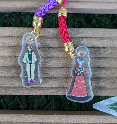 Whisper of the Heart Inspired keychains