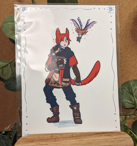 Moomin and the Groke Print